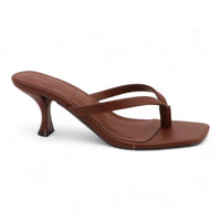 Align Thong Kitten Heel - Brown / 5.5 - HEELS