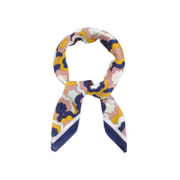 Colorful Assorted Flower Pattern Square Scarf showcasing vibrant floral designs