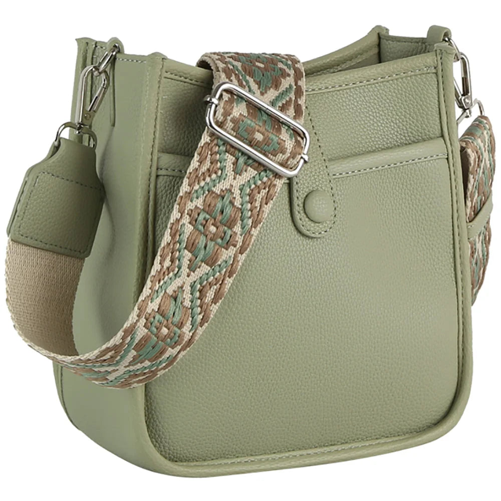 Aztec Guitar Strap Hobo Crossbody Bag - Shoulder Bags