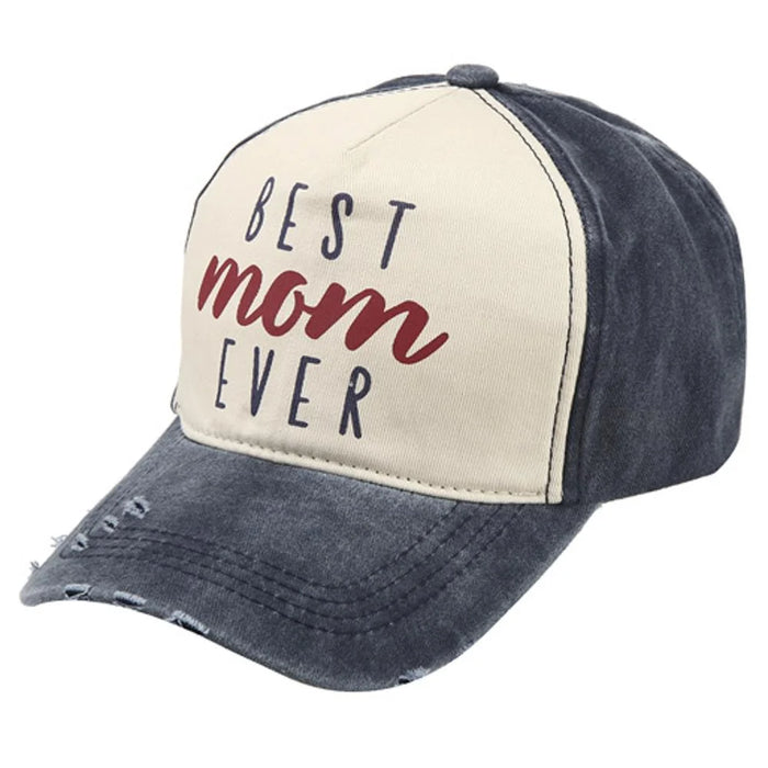 Best Mom Ever two tone trucker hat cap displayed in stylish trucker hat cap design