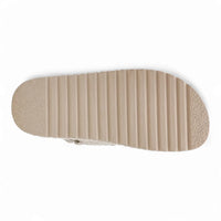 Beige sandal sole with ribbed tread for Bigmona Platform Sandal and platform sandal