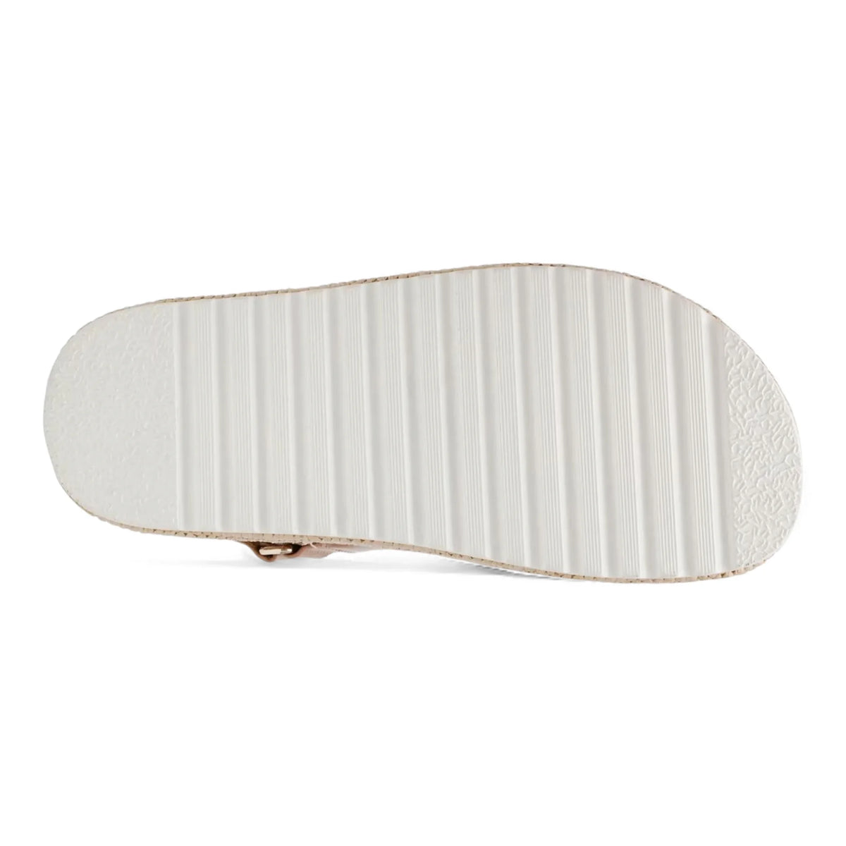 White ribbed sole of Bigmona Platform Sandal showcasing durable platform sandal design