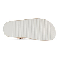 White ribbed sole of Bigmona Platform Sandal showcasing durable platform sandal design