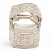 Woven Wedge Platform Sandal from Bigmona Platform Collection with stylish design