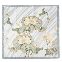 Blooming Flower Art Scarf - Mint - SCARVES