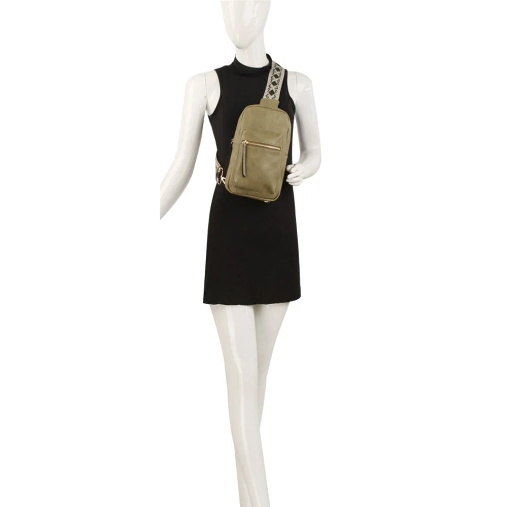 Boho Guitar Strap Sling Bag - BAGS