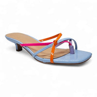 Brat Knotted Thong Mini Kitten Heel - HEELS
