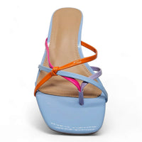 Brat Knotted Thong Mini Kitten Heel - HEELS