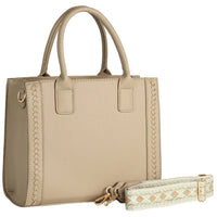 Calin Guitar Strap Satchel - Stone - Shoulder Bags