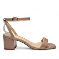 Caption One Band With Quarter Ankle Strap Heels Nude / 5.5 HEELS