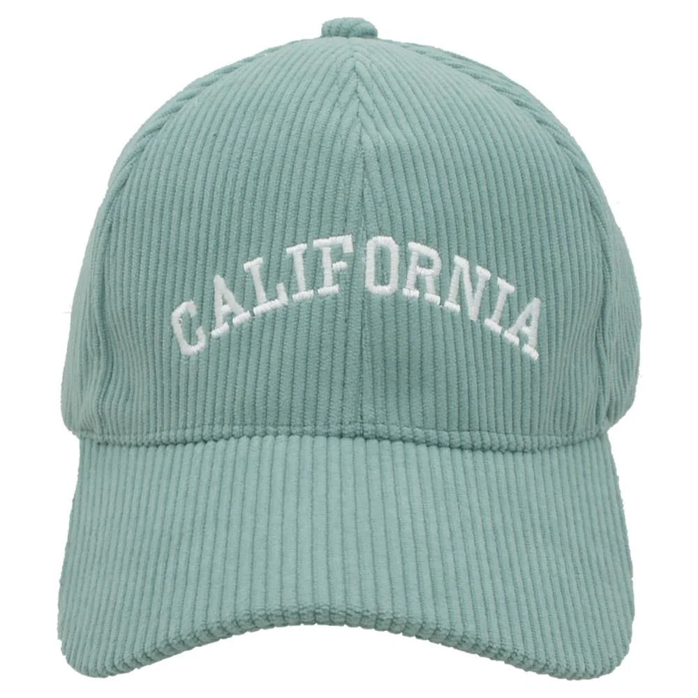 Corduroy California Cap - Sage - BASEBALL CAPS