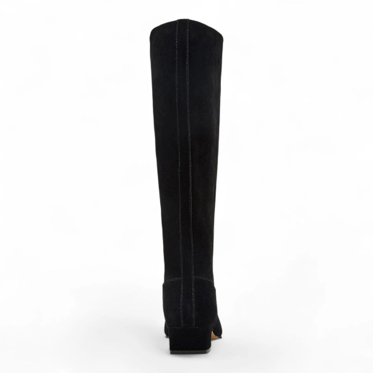 Dantelle Suede Block Heel Tall Boots - BOOTS