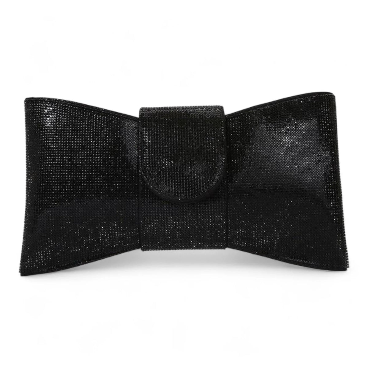 Dazzling Bow Clutch Bag - Black - CLUTCH
