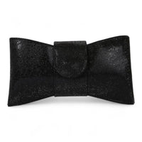 Dazzling Bow Clutch Bag - Black - CLUTCH