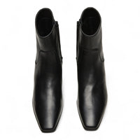 Dusty Square Toe Suede Ankle Bootie - BOOTIES