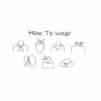 Guide on how to wear a Chic Neckerchief Floral Scarf with stylish options