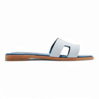 Light blue leather sandal from Steve Madden Hadyn H Band collection