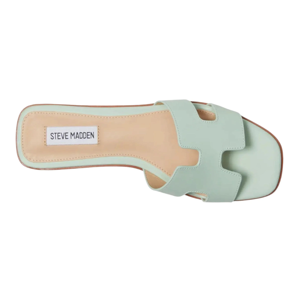 Mint green Steve Madden Hadyn H Band Slide sandal for stylish summer looks