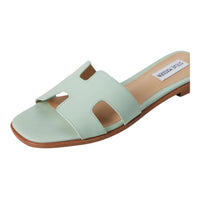 Mint green Steve Madden Hadyn H Band Slide sandal for stylish summer footwear