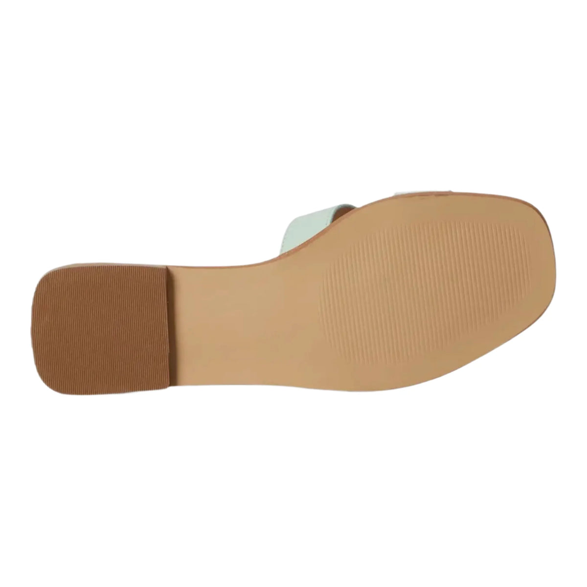 Sandal sole with a low heel on Steve Madden Hadyn H Band Slide for stylish comfort