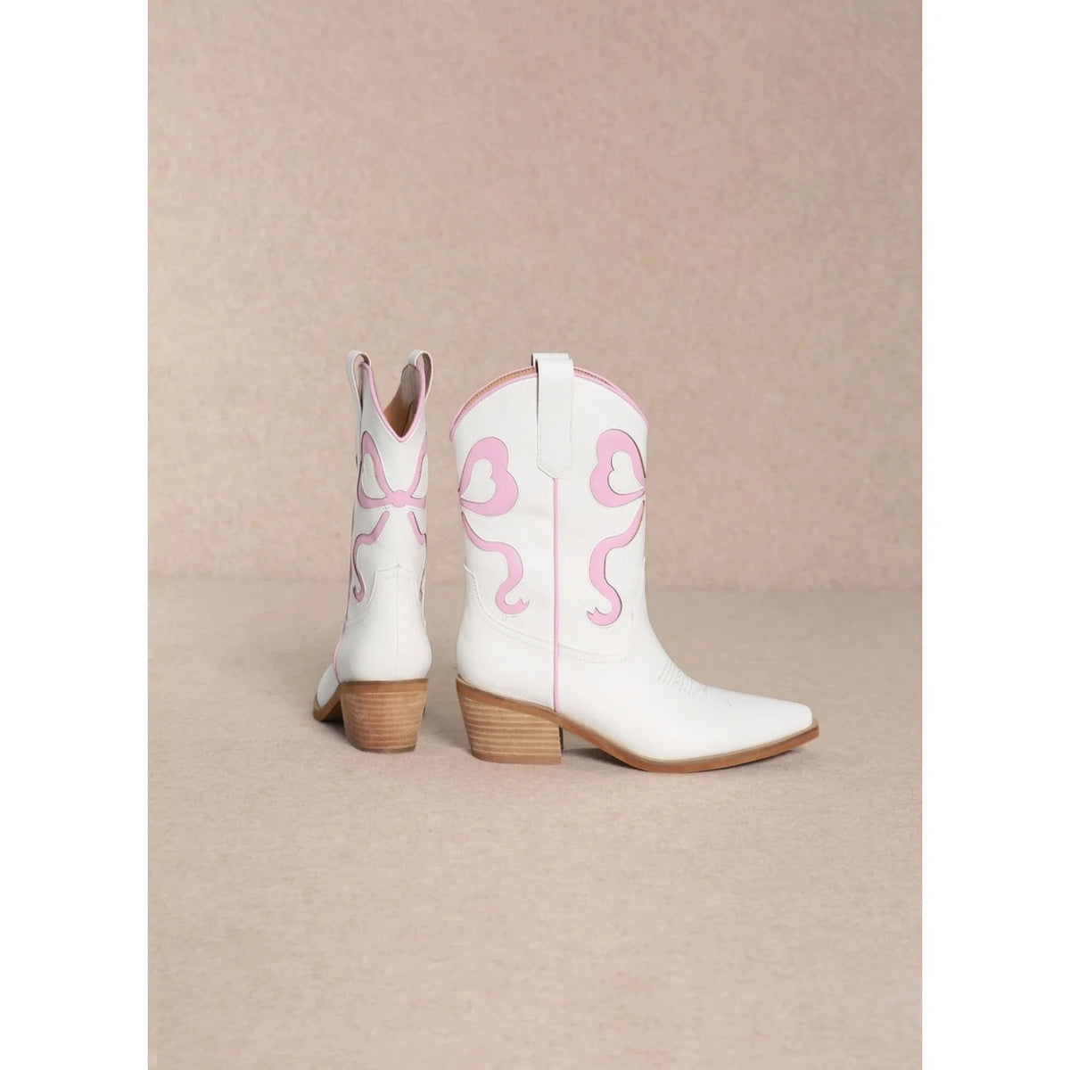 Miriam Ribbon Design Coquette Booties - BOOTIES