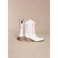 Miriam Ribbon Design Coquette Booties - BOOTIES