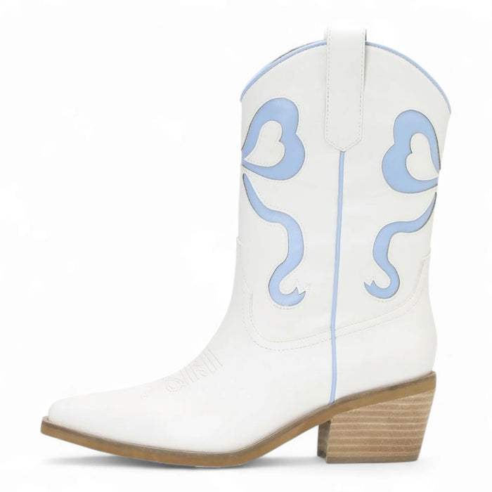 Miriam Ribbon Design Coquette Booties - BOOTIES