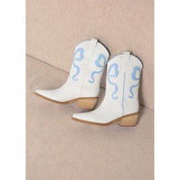 Miriam Ribbon Design Coquette Booties - BOOTIES