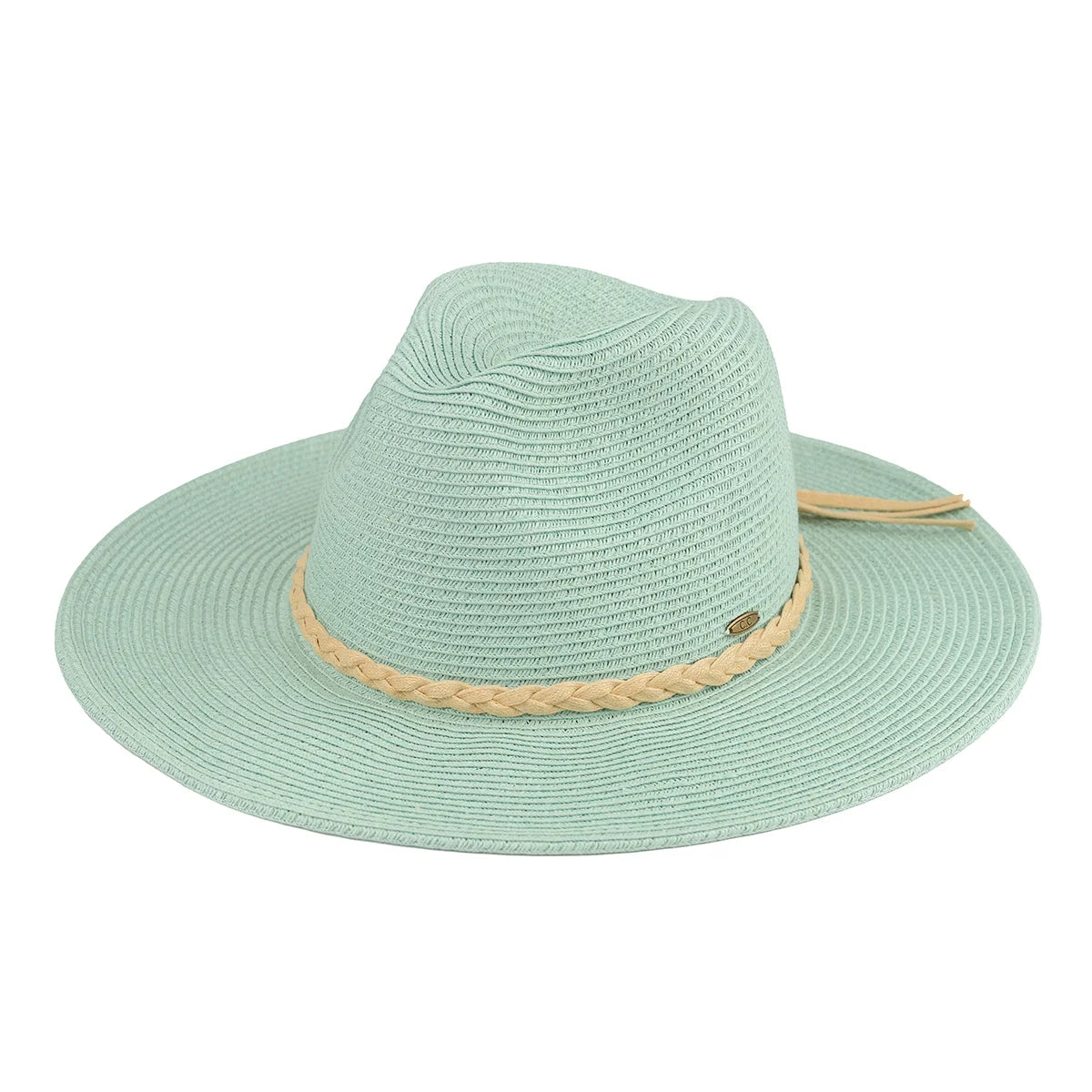 Straw Panama Hat With Tide Ribbon – Shoes On Del Mar