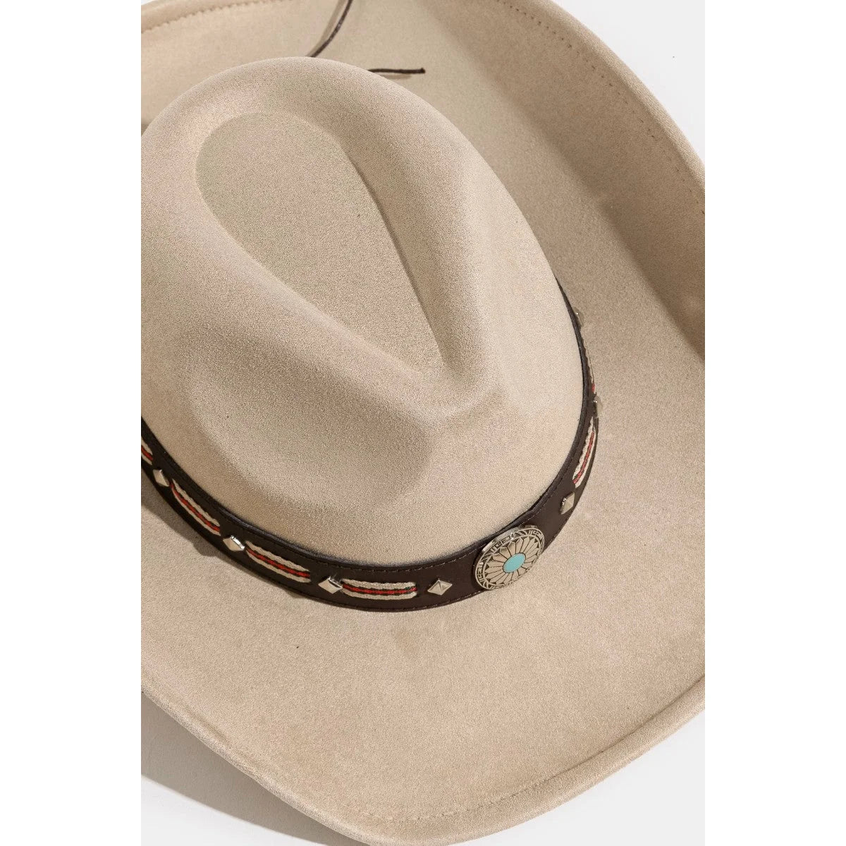 Western Concho Strap Cowboy Hat - FELT HAT