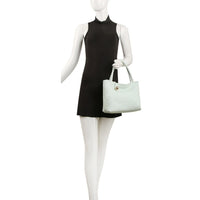 Woven Tote Satchel - Shoulder Bags