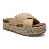 Yena Crisscross Platform Sandal - PLATFORM & WEDGES