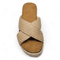 Yena Crisscross Platform Sandal - PLATFORM & WEDGES
