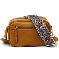 Everyday Embroidered Strap Crossbody Bag