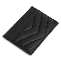 Quilted Card Coin Holder Wallet