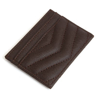 Quilted Card Coin Holder Wallet