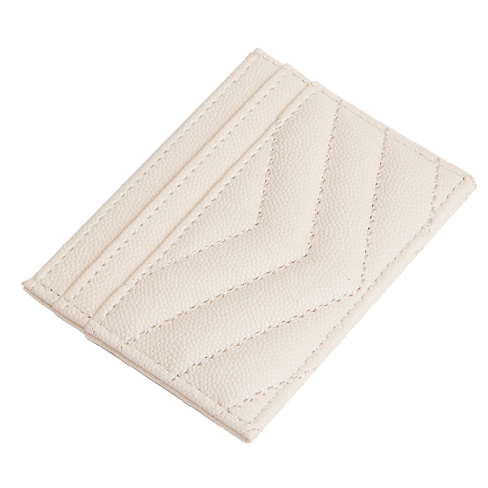 Quilted Card Coin Holder Wallet