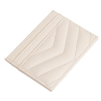 Quilted Card Coin Holder Wallet