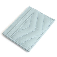 Quilted Card Coin Holder Wallet