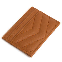 Quilted Card Coin Holder Wallet
