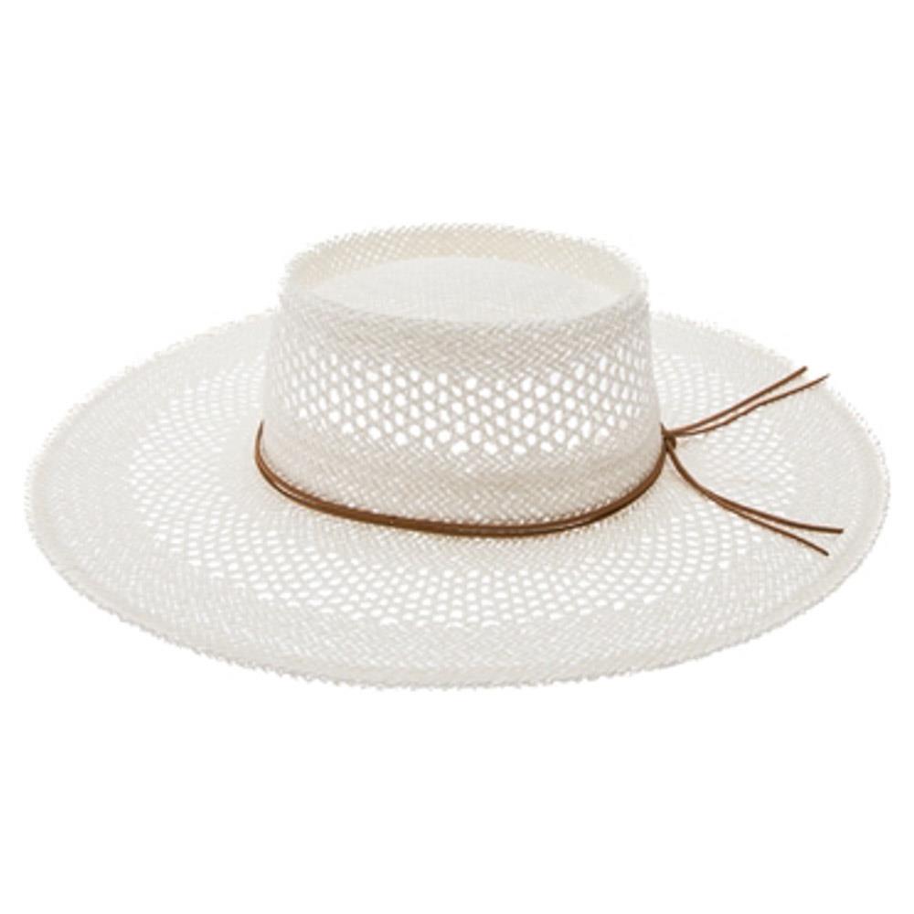 Peekaboo Weave Gambler Straw Hat