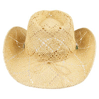 Trendy Cowboy Hat With Starfish And Beaded Band