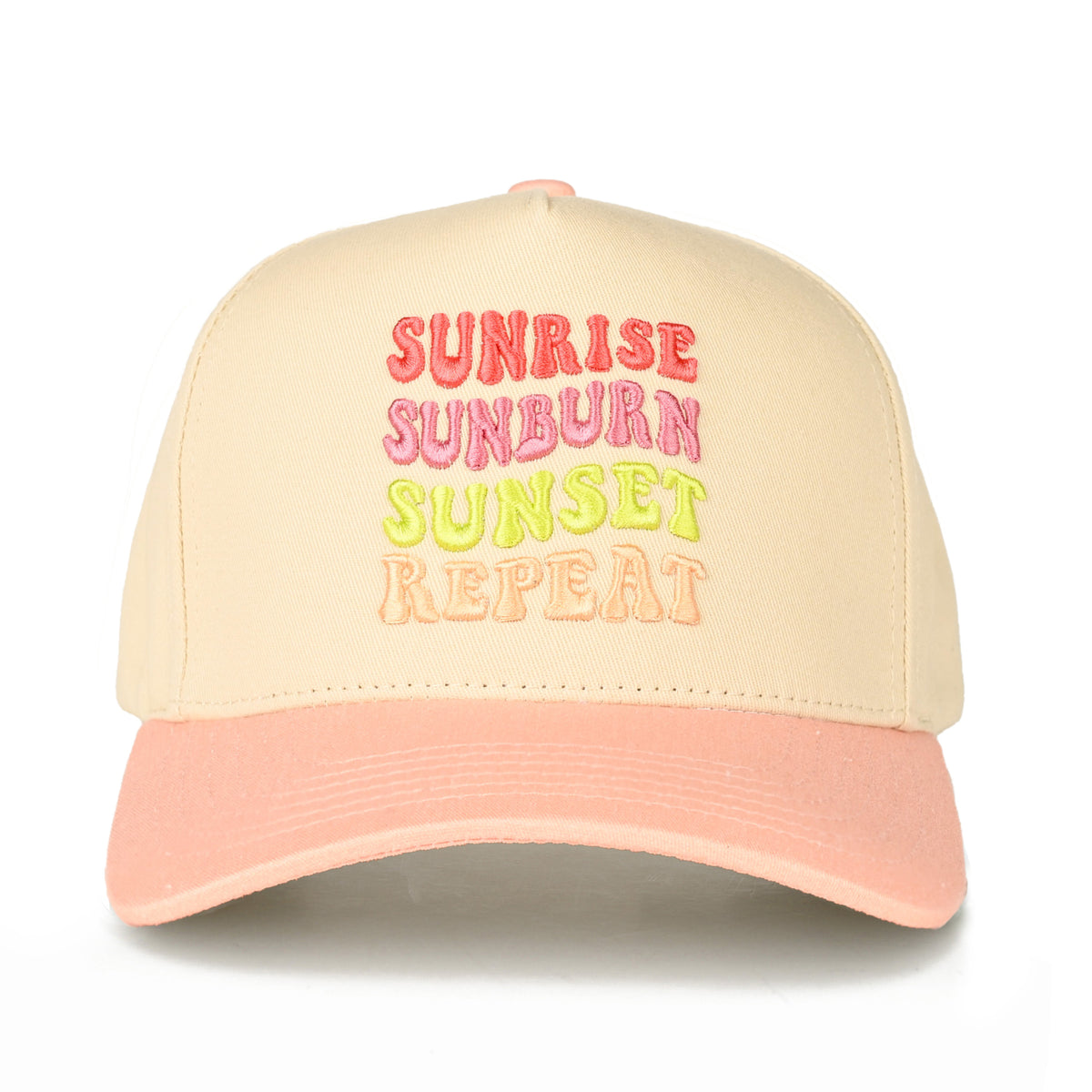 Sunrise Sunburn Sunset Repeat Hat
