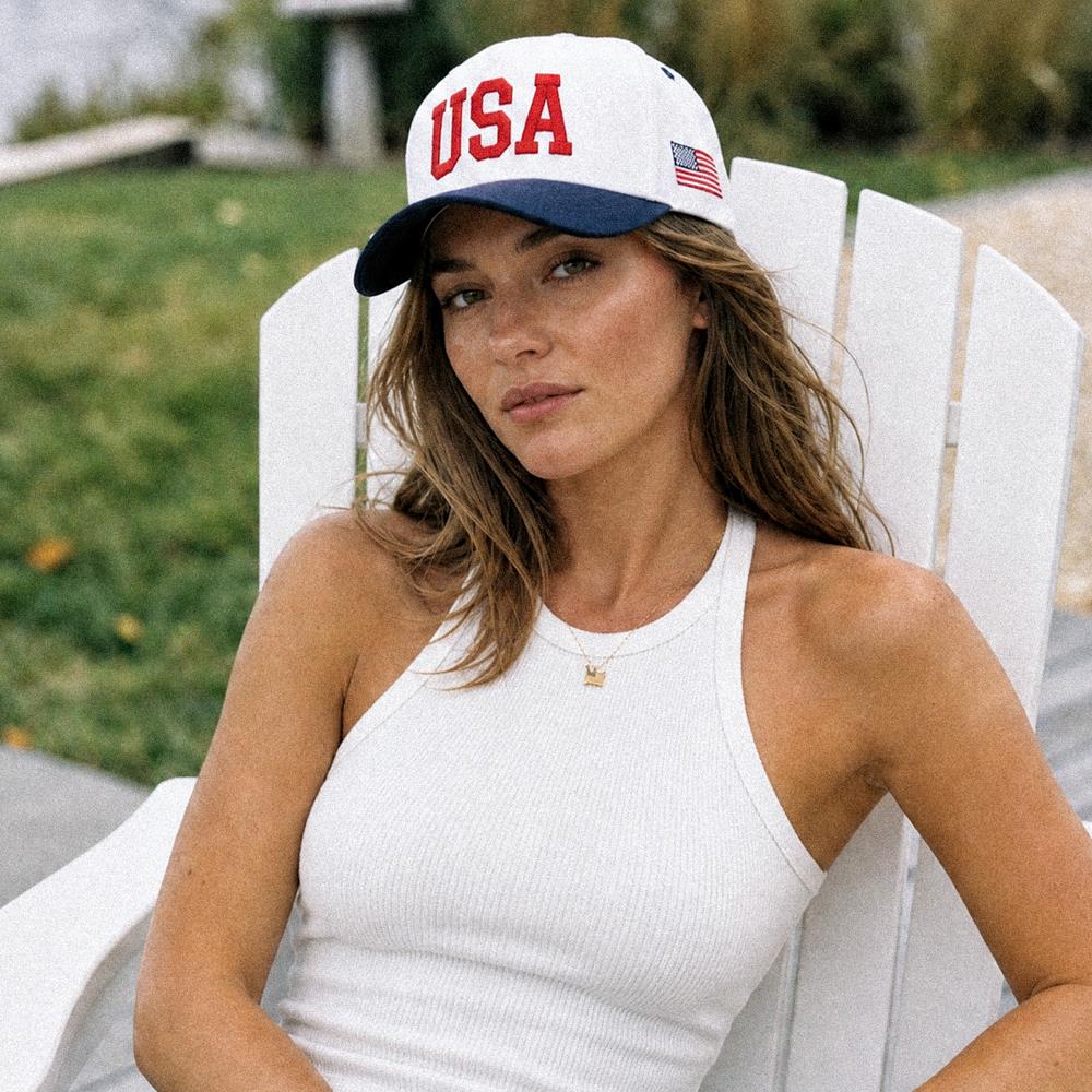 White Crown Flag Trucker Hat