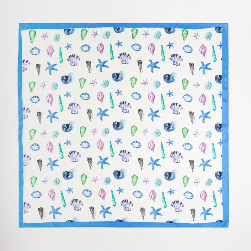Sealife Print Bandana Scarf