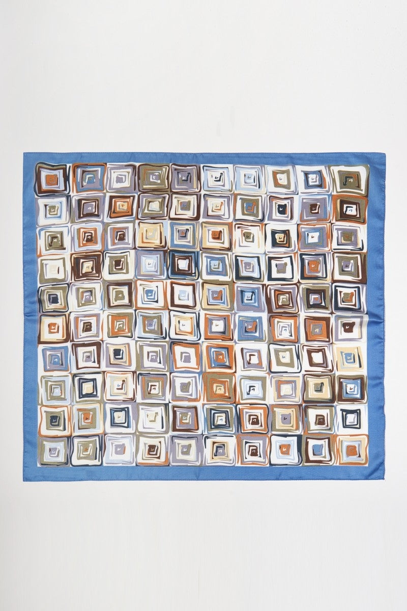 Modern Abstract Square Art Print Bandana Scarf