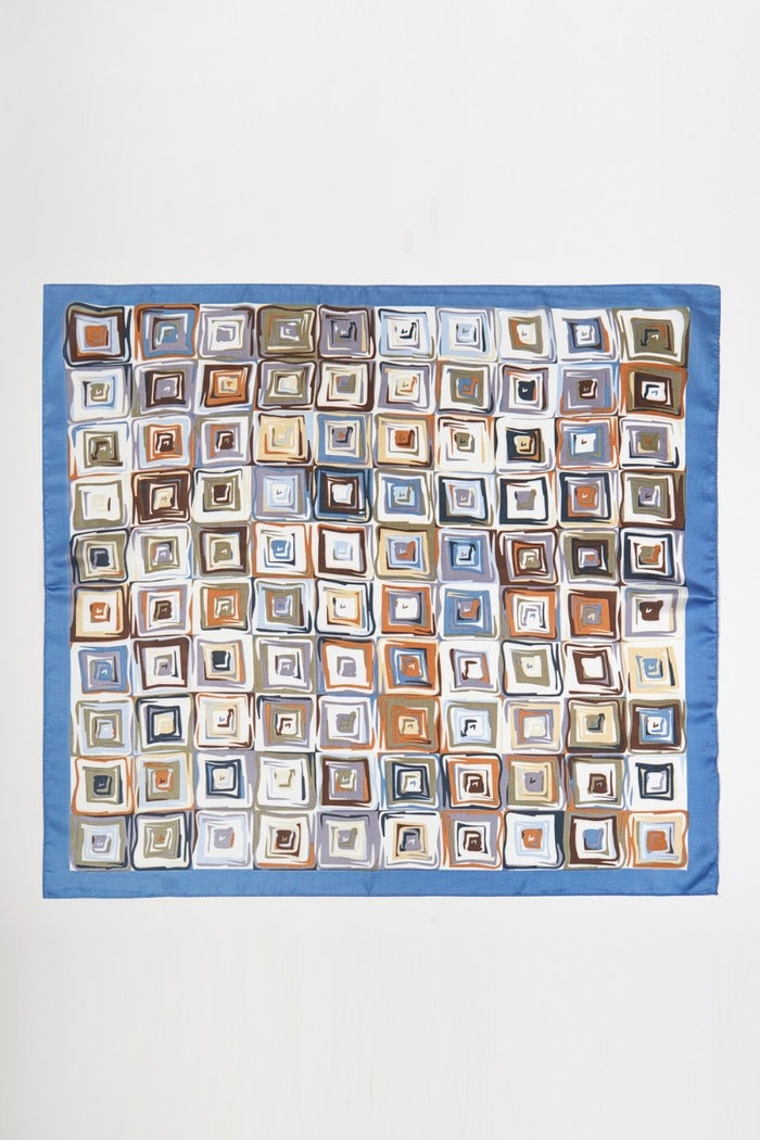 Modern Abstract Square Art Print Bandana Scarf