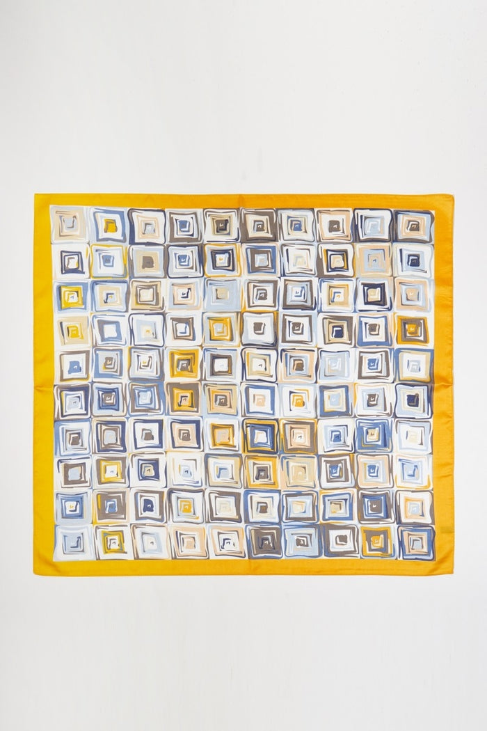 Modern Abstract Square Art Print Bandana Scarf