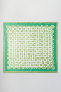 Multi Color Polka Dot Print Square Bandana Scarf