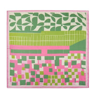 Geometric Color Block Print Bandana Scarf